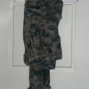 Ashley mason low rise camouflage jeans